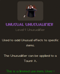 Unusualifier